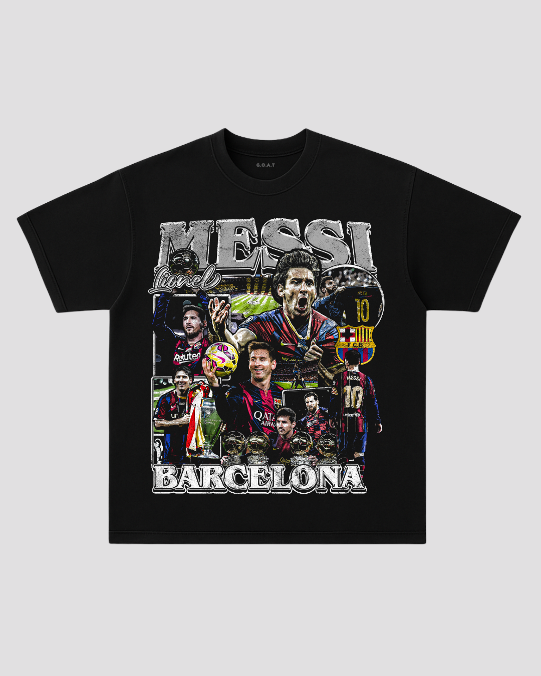 TEE OVERSIZE RETRO MESSI (BARCA)