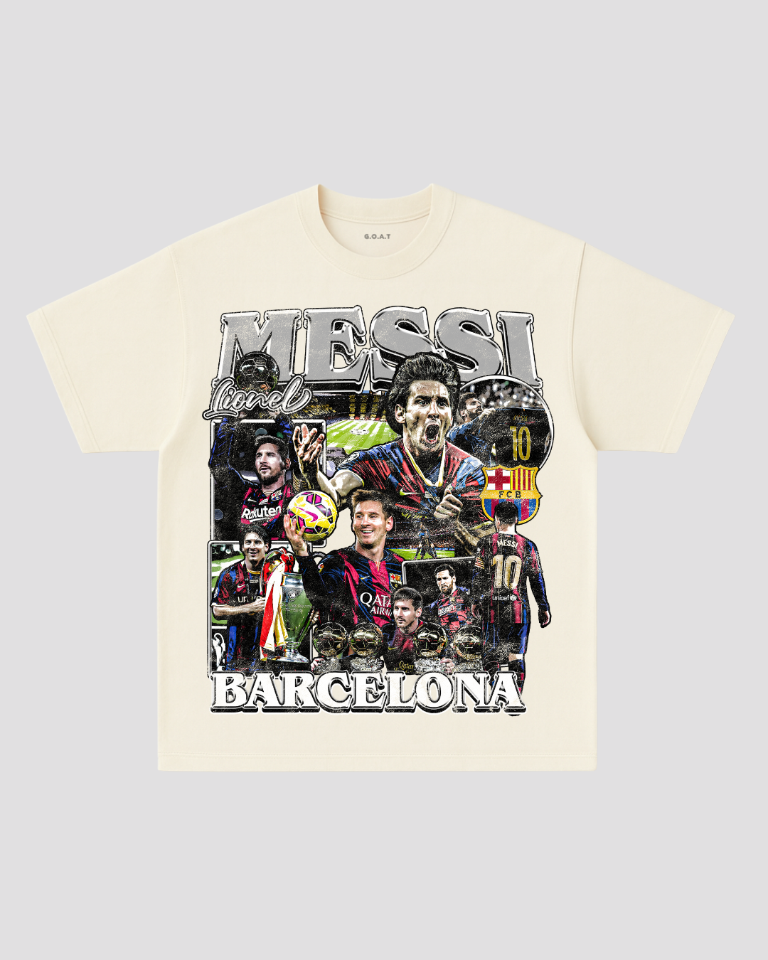 TEE OVERSIZE RETRO MESSI (BARCA)